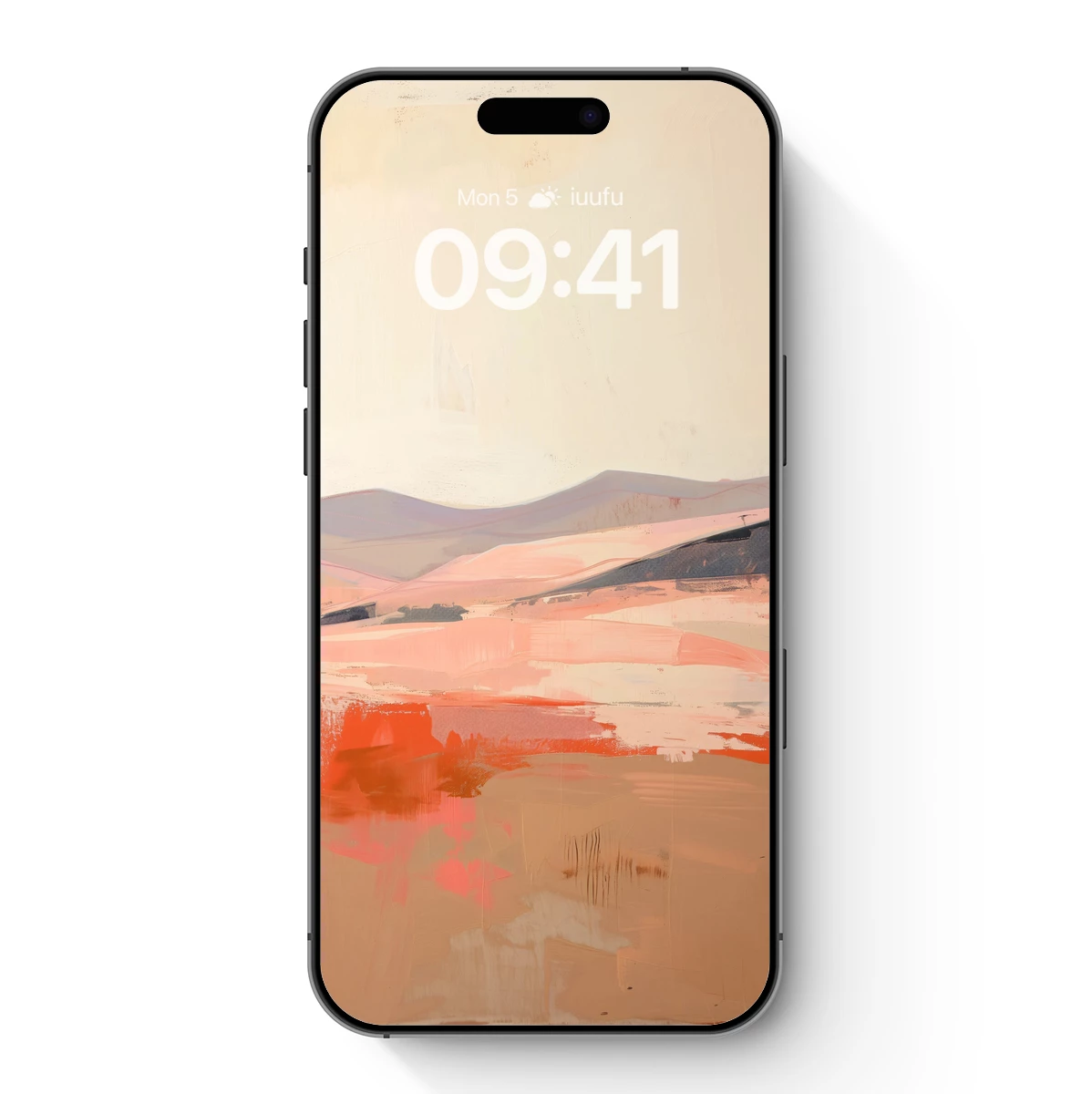 Desert Dawn Palette: Abstract Layers of Warmth