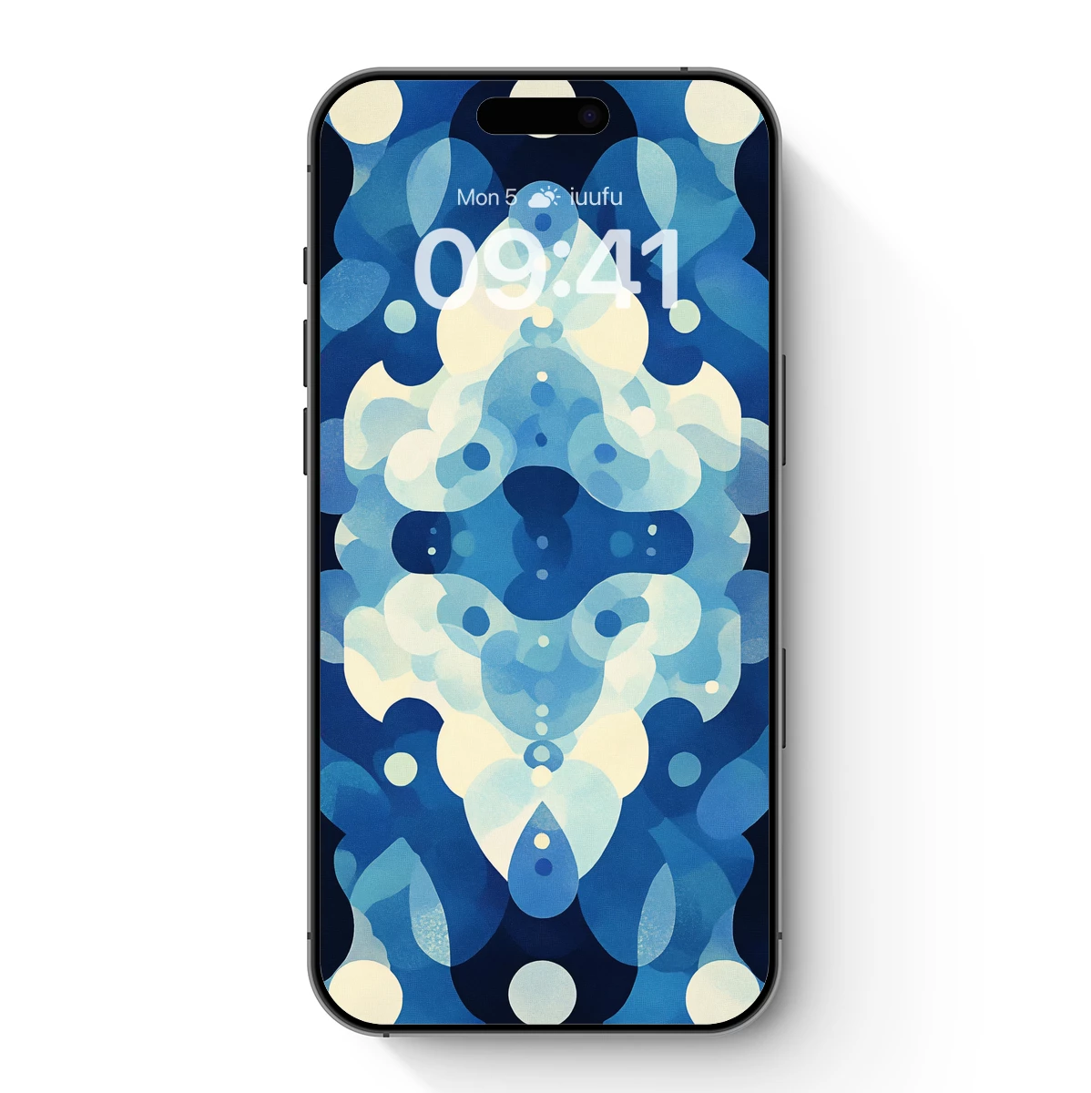 Blue Bubble Symphony: Abstract Fluid Dynamics