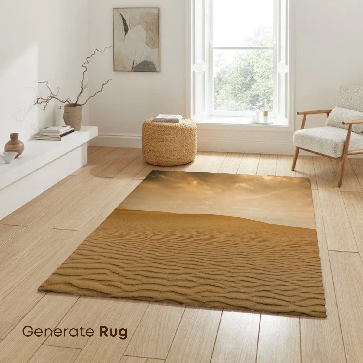 Golden Sands: A Desert Symphony in Ripples - Image 6