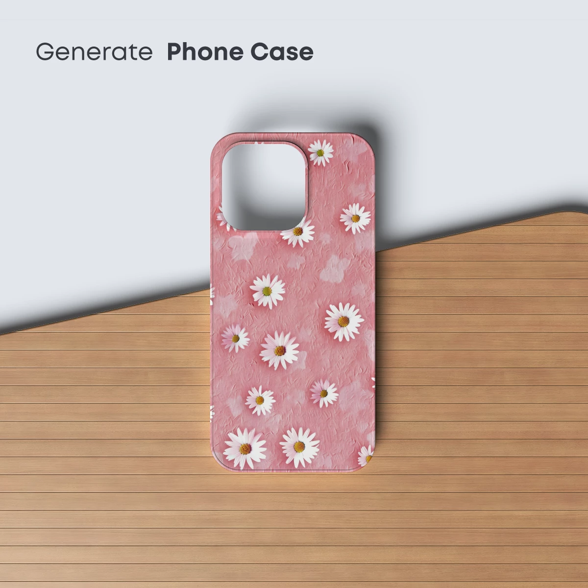 Daisy Delight on Blush Canvas - Image 3
