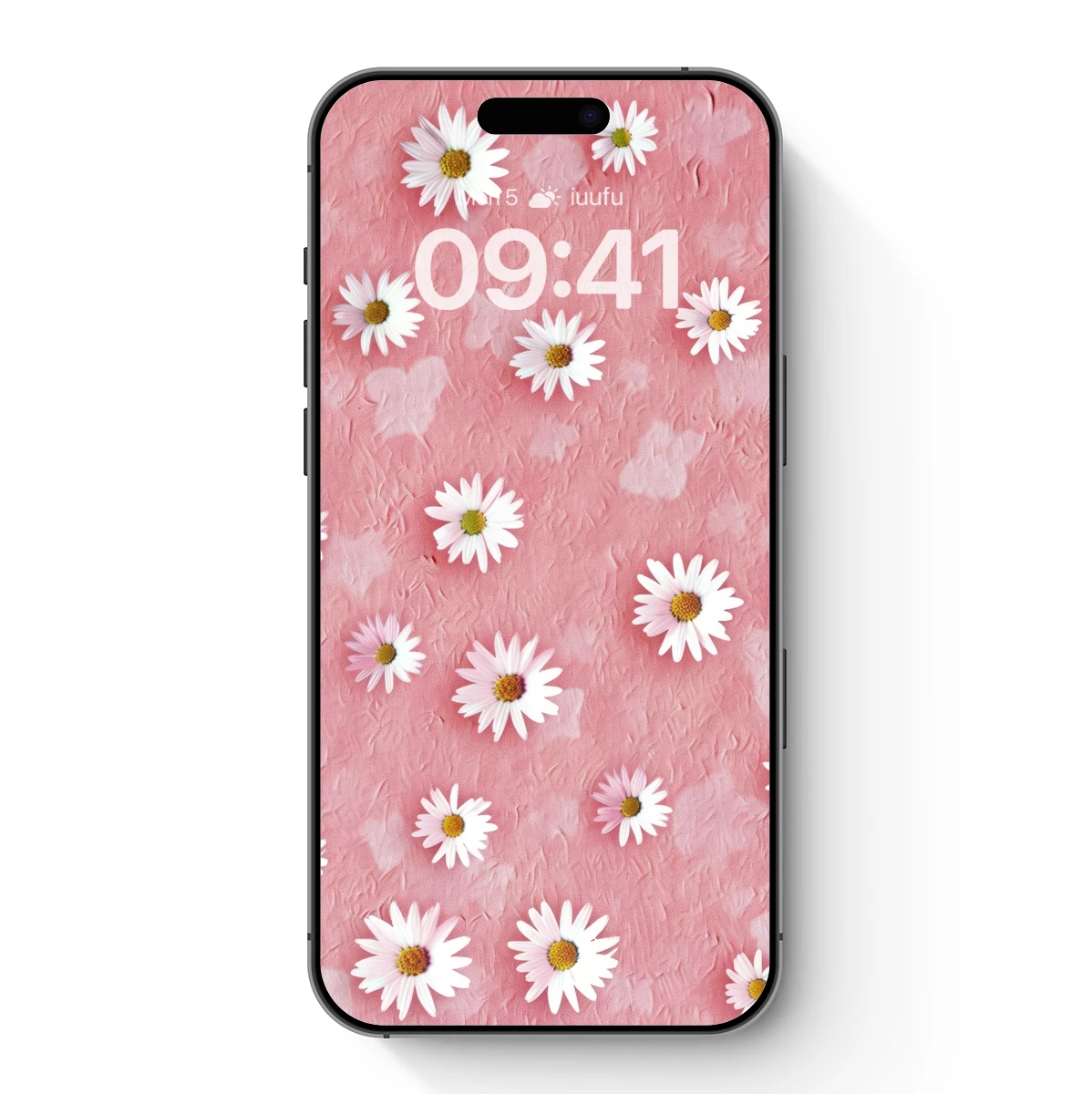 Daisy Delight on Blush Canvas