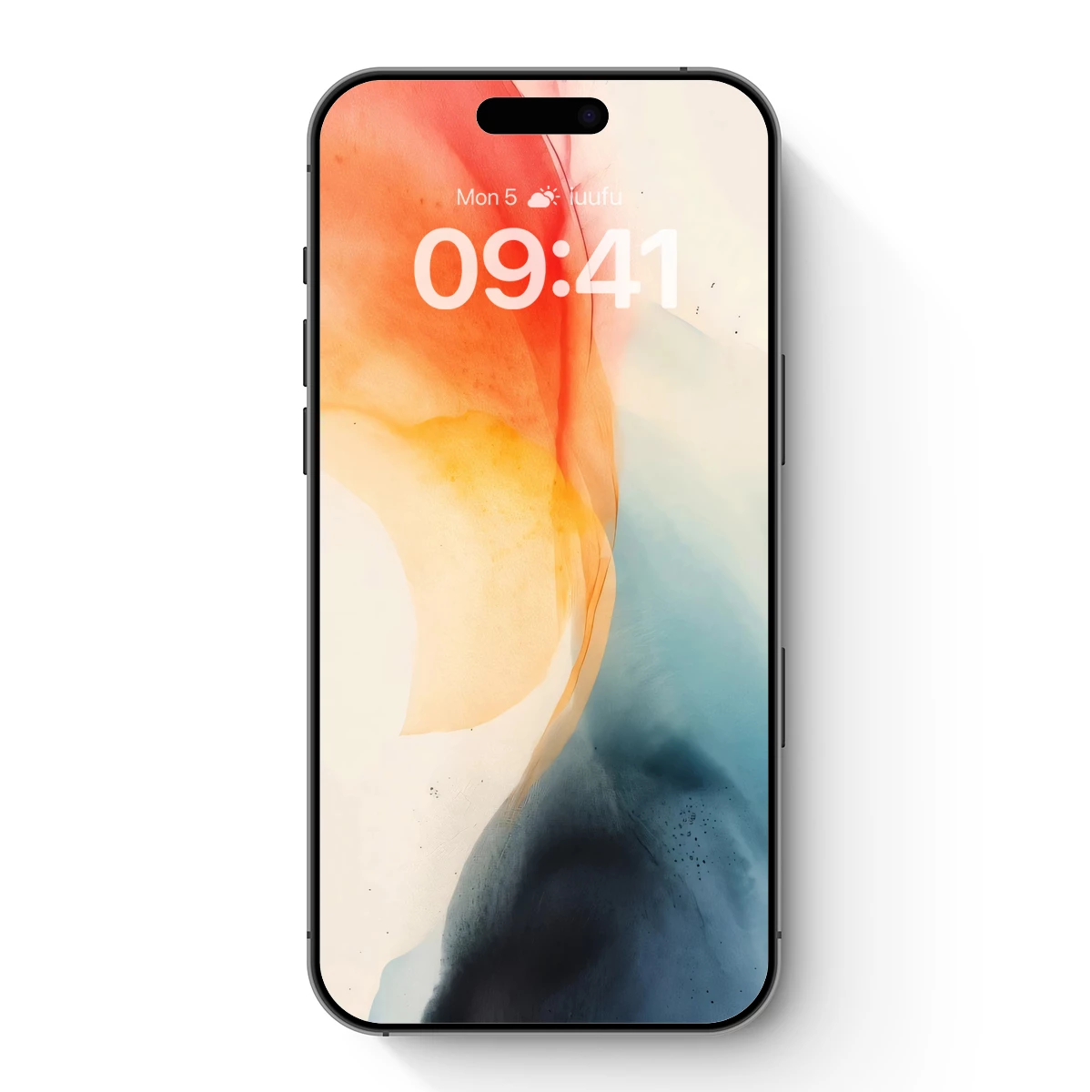 Abstract Dawn: Fusion of Warm and Cool Tones