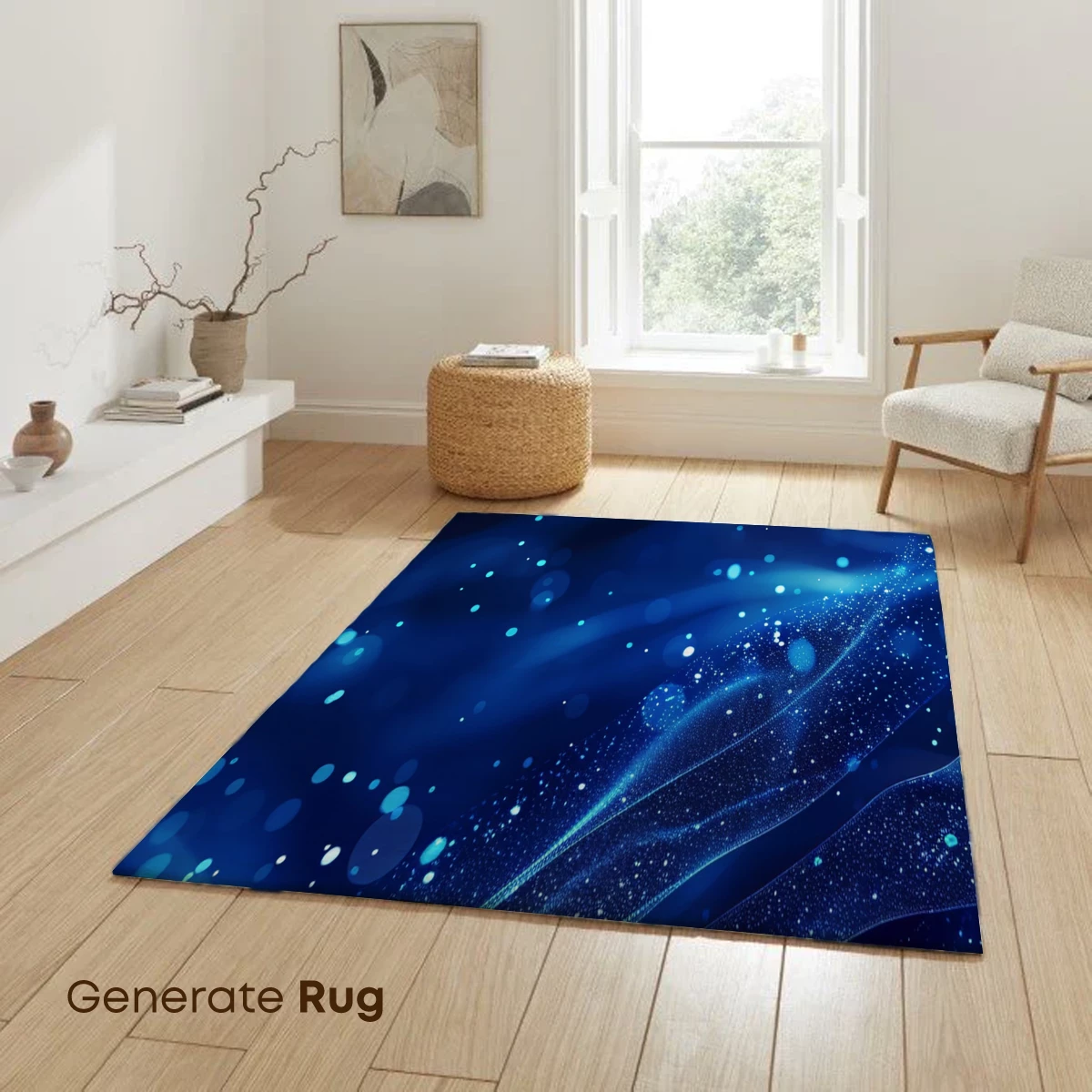 Blue Nebula Whispers: Cosmic Dust Trails - Image 6