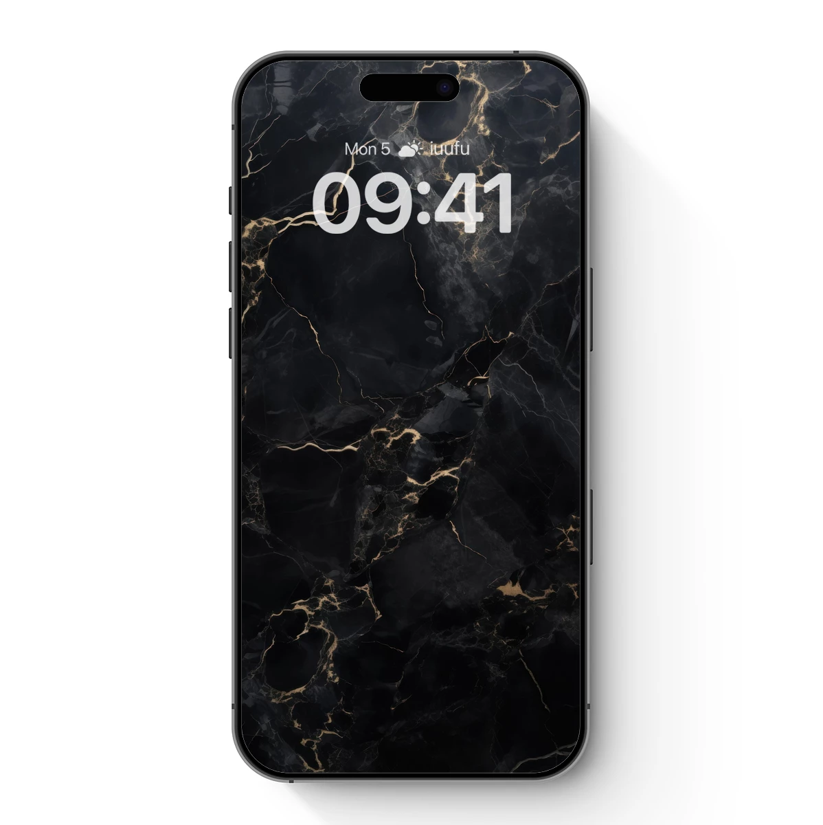 Elegant Black Marble with Golden Veins