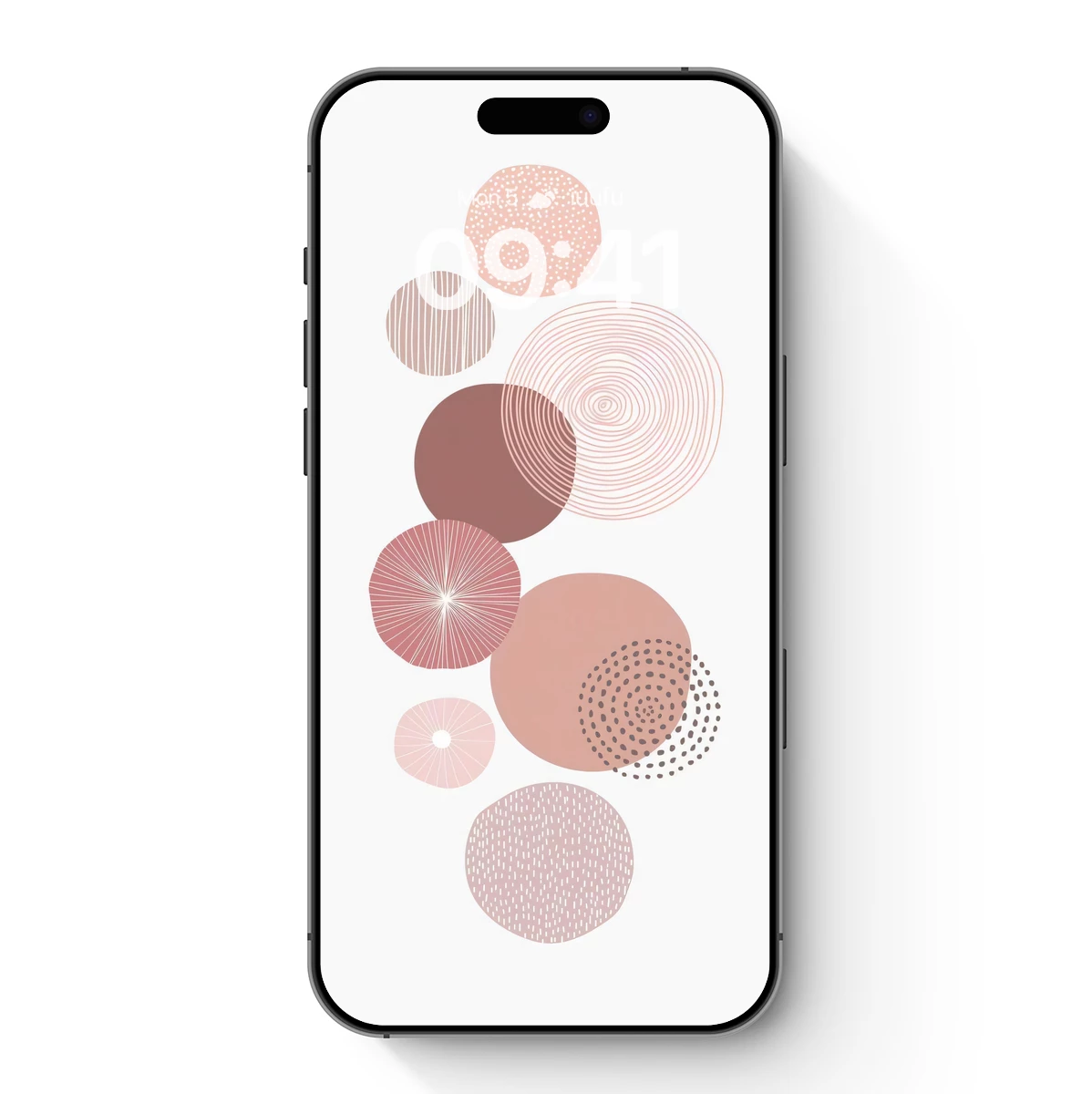 Abstract Circles in Harmony: Modern Minimalist Art