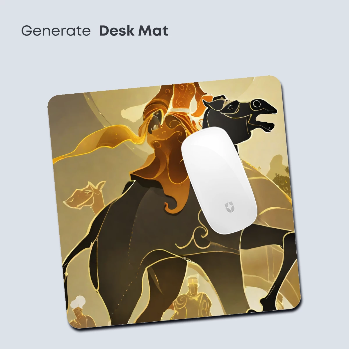 Epic Rider: Golden Silhouettes in Motion - Image 4