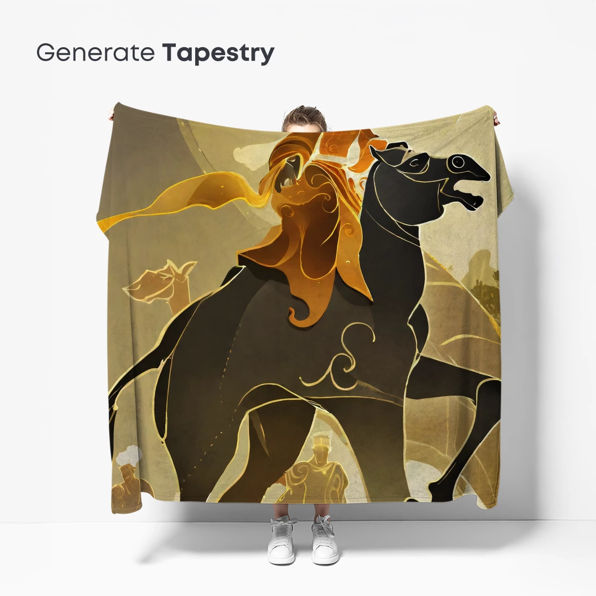 Epic Rider: Golden Silhouettes in Motion - Image 5