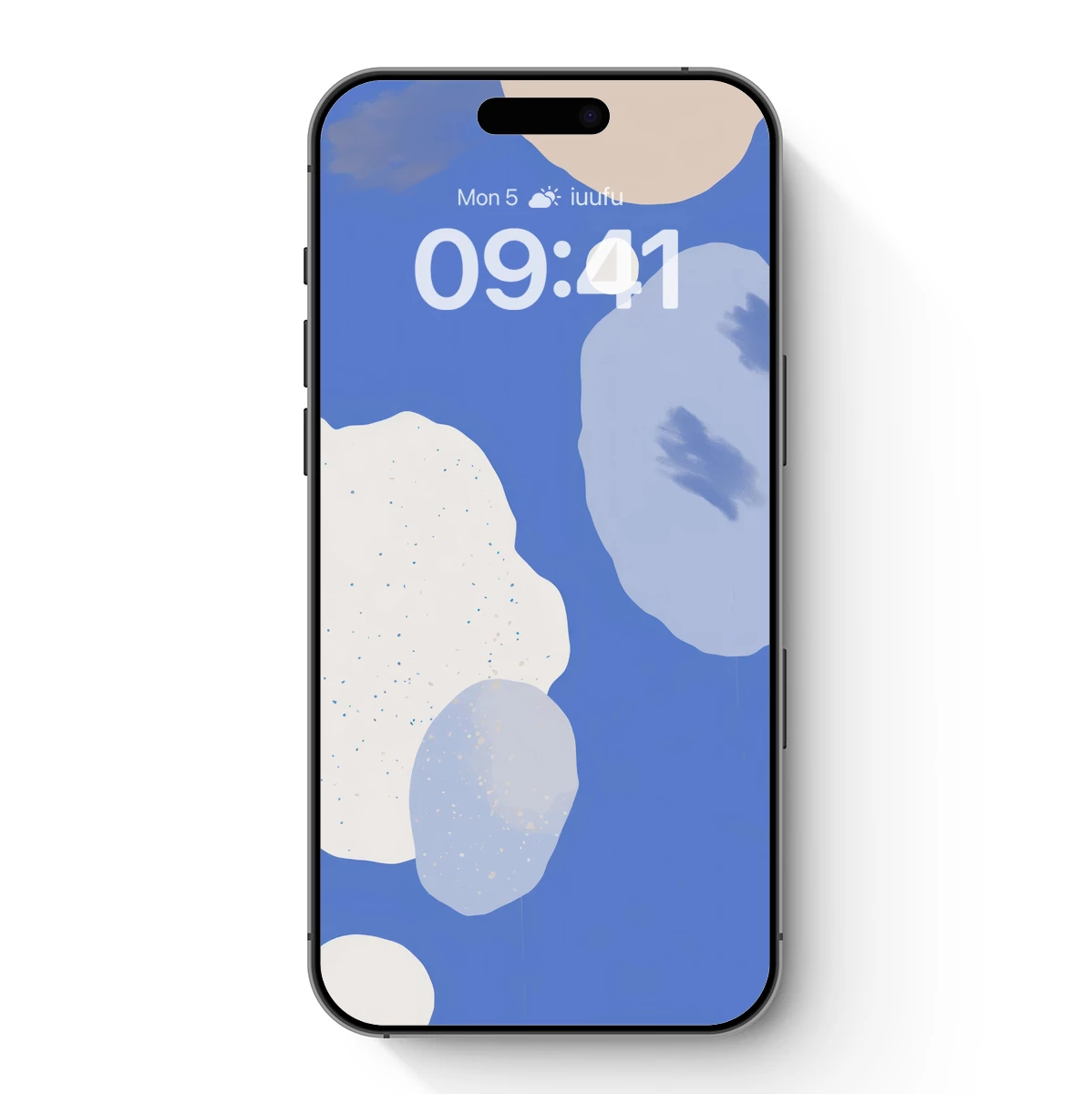 Abstract Clouds in Serene Blue Skies