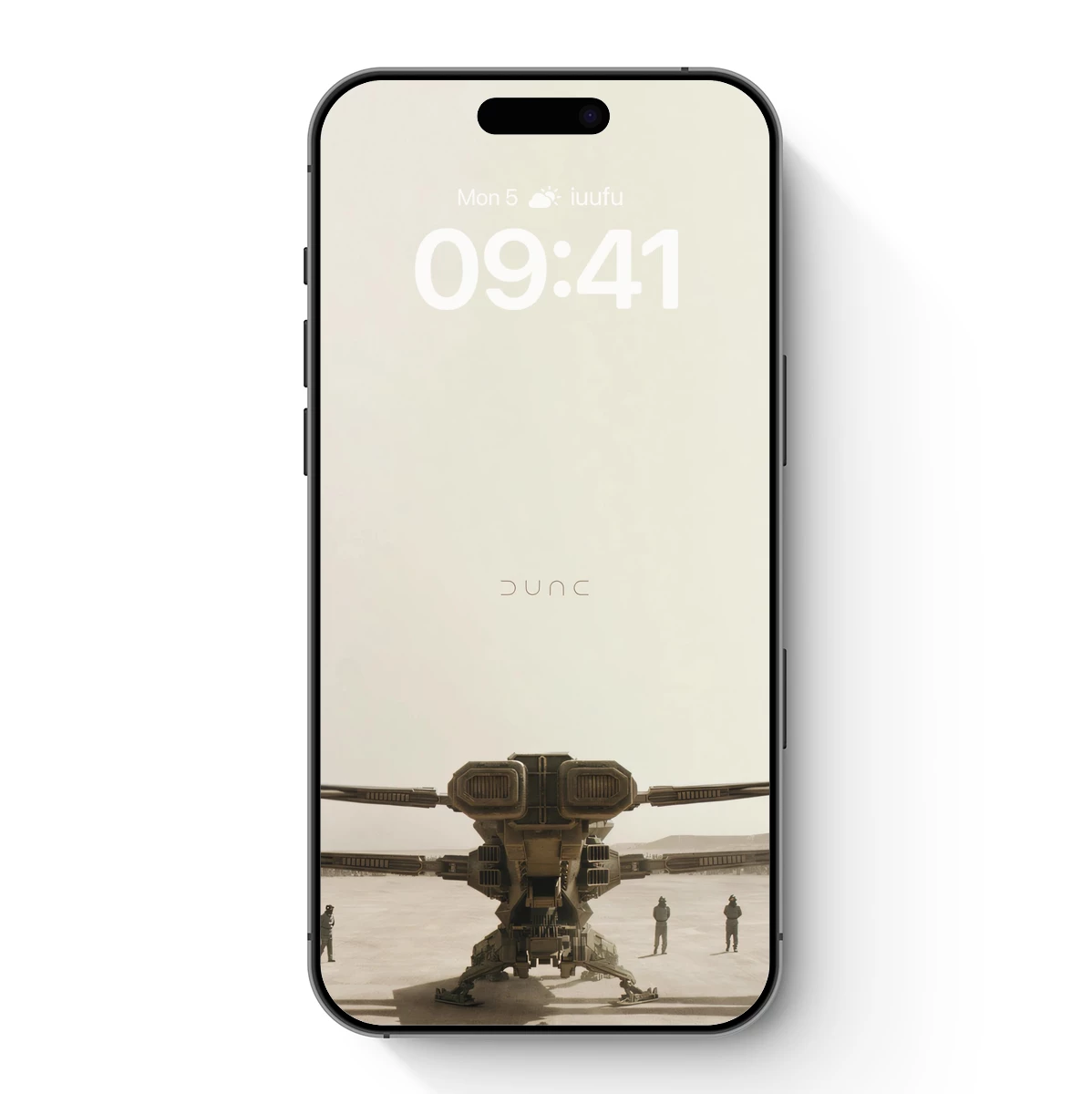 Desert Sentinel: Futuristic Machine in Sandstorm