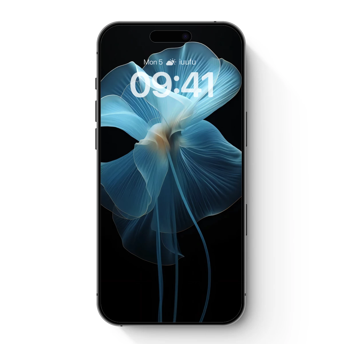 Ethereal Blue Bloom: A Digital Floral Odyssey