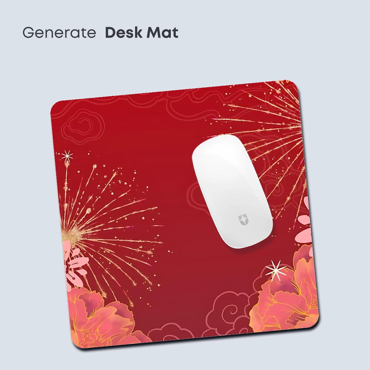 Blossom Fireworks: Festive Red Elegance - Image 4