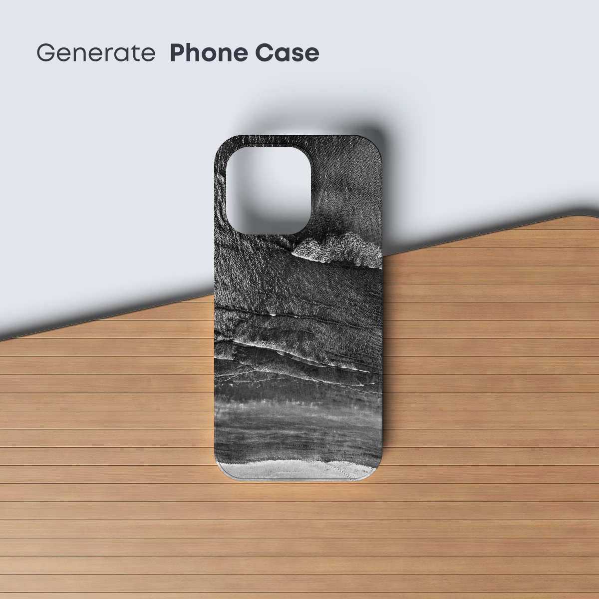 Ethereal Tidal Waves: Monochrome Ocean Symphony - Image 3