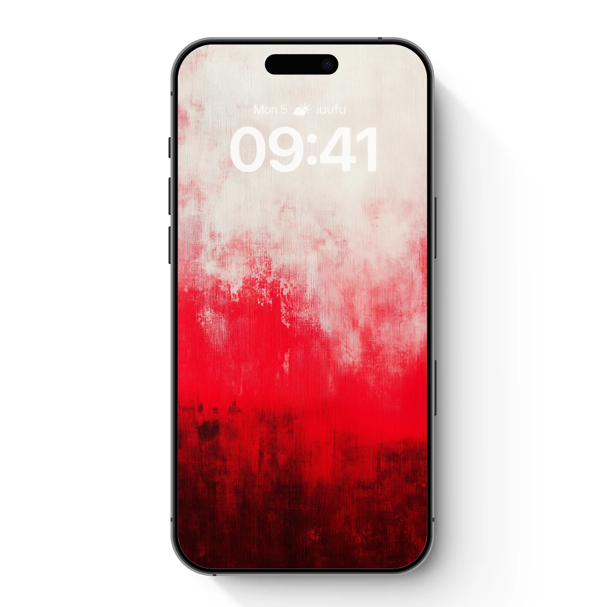 Crimson Canvas: Abstract Red and White Fusion