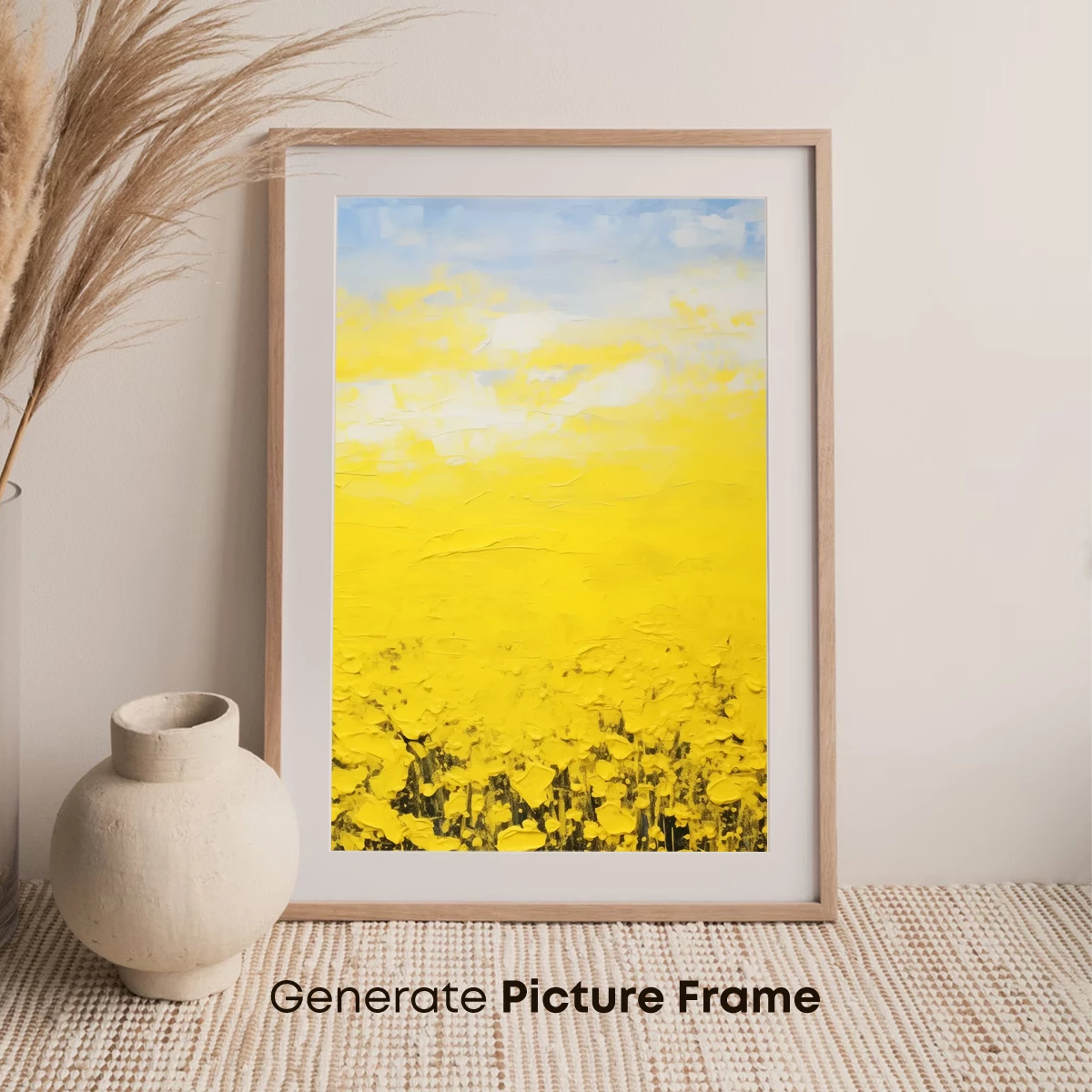 Golden Field Under Serene Skies - Image 7
