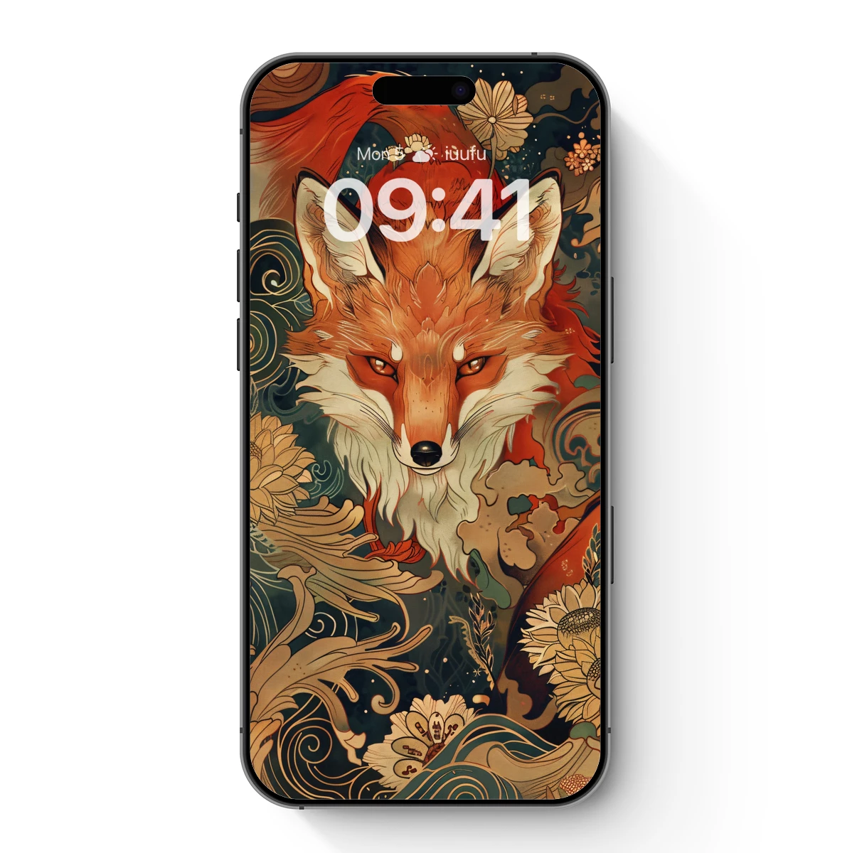 Enchanted Fox in Floral Whispers