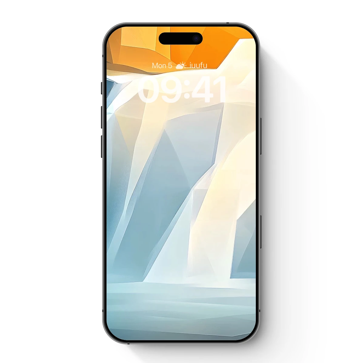 Geometric Waterfall Symphony: Modern Abstract Flow