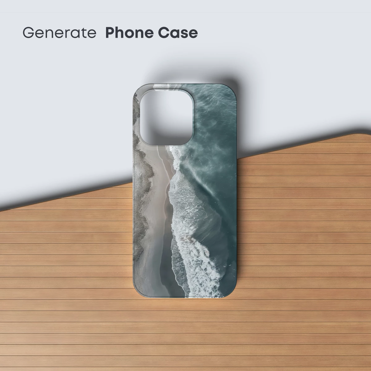 Aerial Serenity: Ocean Waves Embrace the Shoreline - Image 3