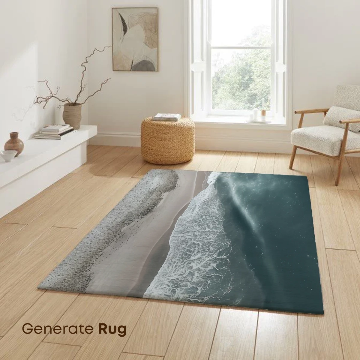 Aerial Serenity: Ocean Waves Embrace the Shoreline - Image 6