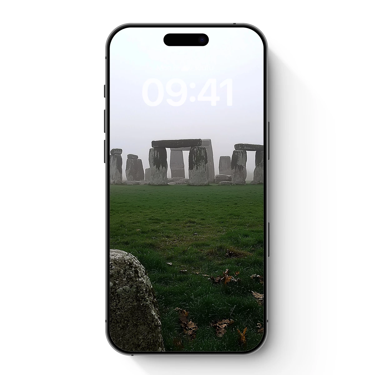 Mystic Stones in Foggy Dawn