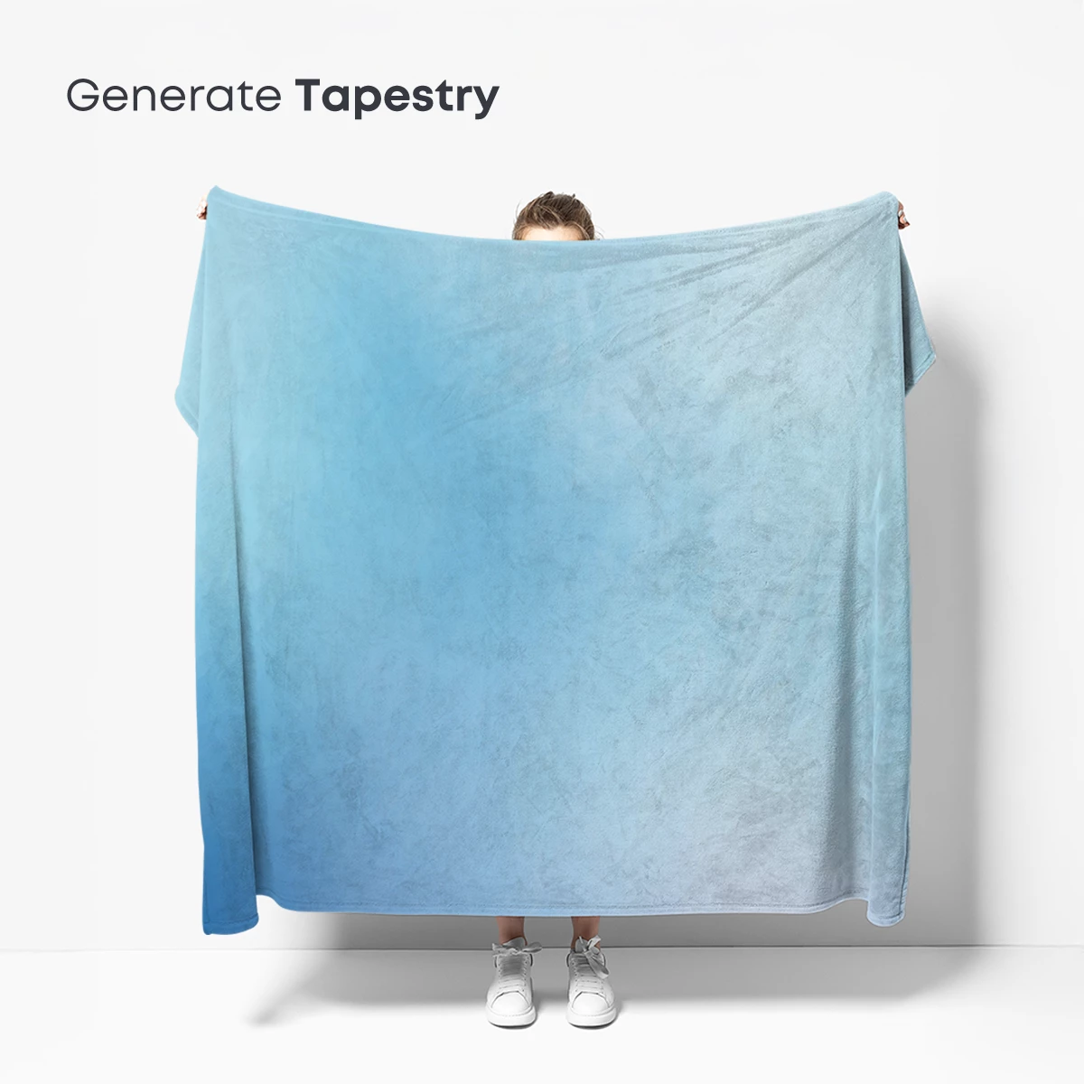 Ethereal Blue Gradient: A Digital Watercolor Symphony - Image 5