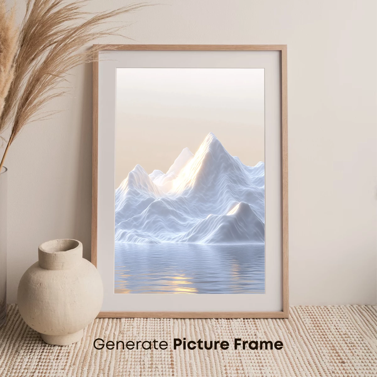 Ethereal Ice Peaks at Dawn - Image 7