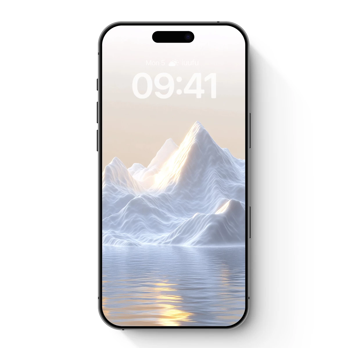 Ethereal Ice Peaks at Dawn