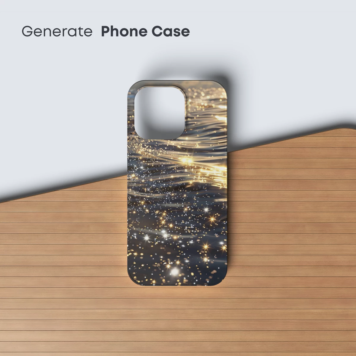 Golden Ripple Symphony: Sunlit Water Sparkle - Image 3