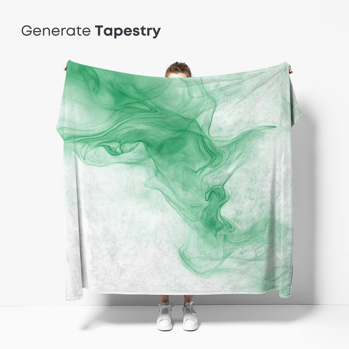 Ethereal Green Smoke Waves - Image 5