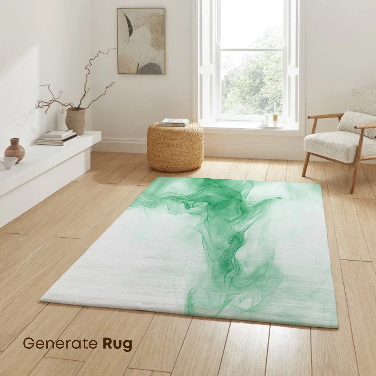 Ethereal Green Smoke Waves - Image 6