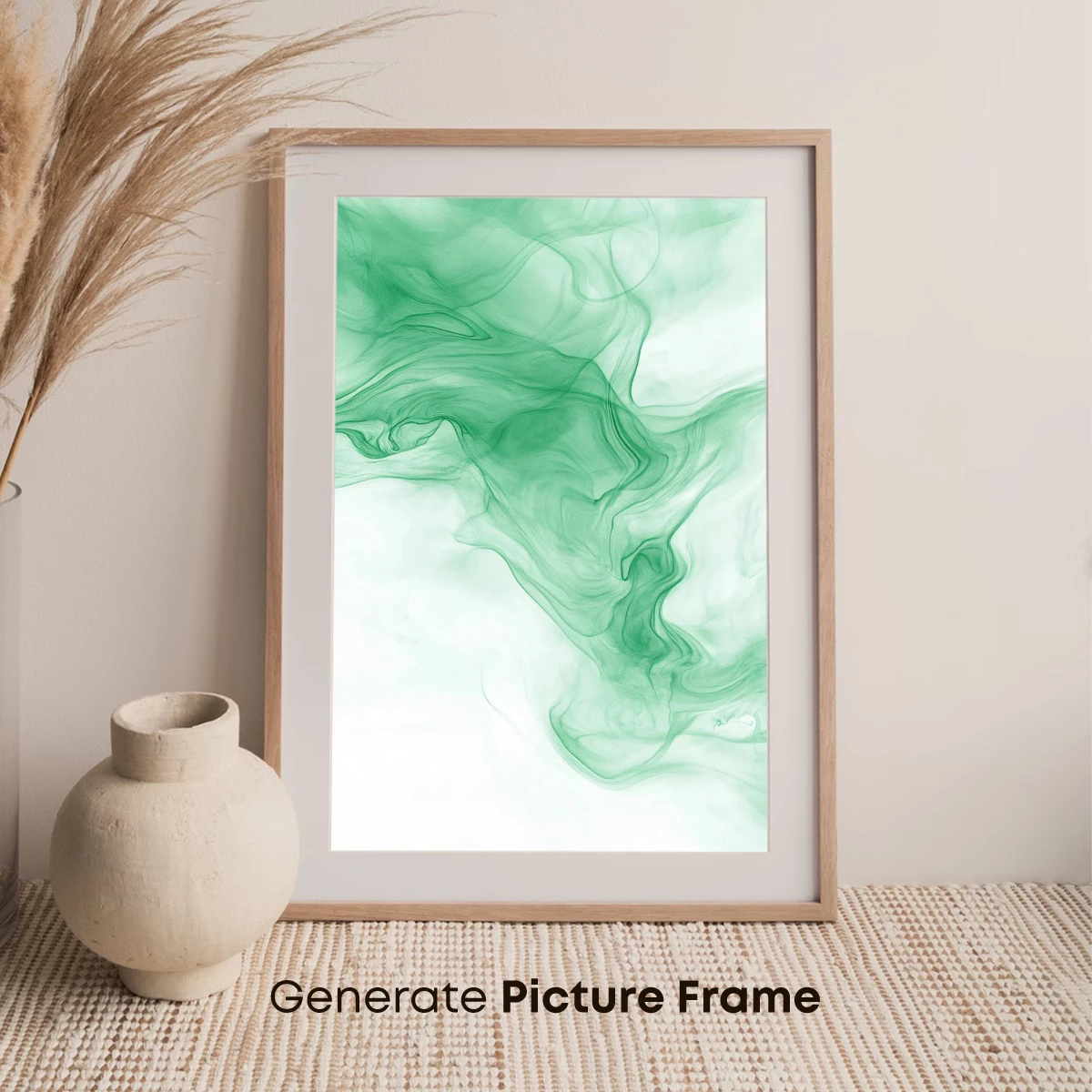 Ethereal Green Smoke Waves - Image 7