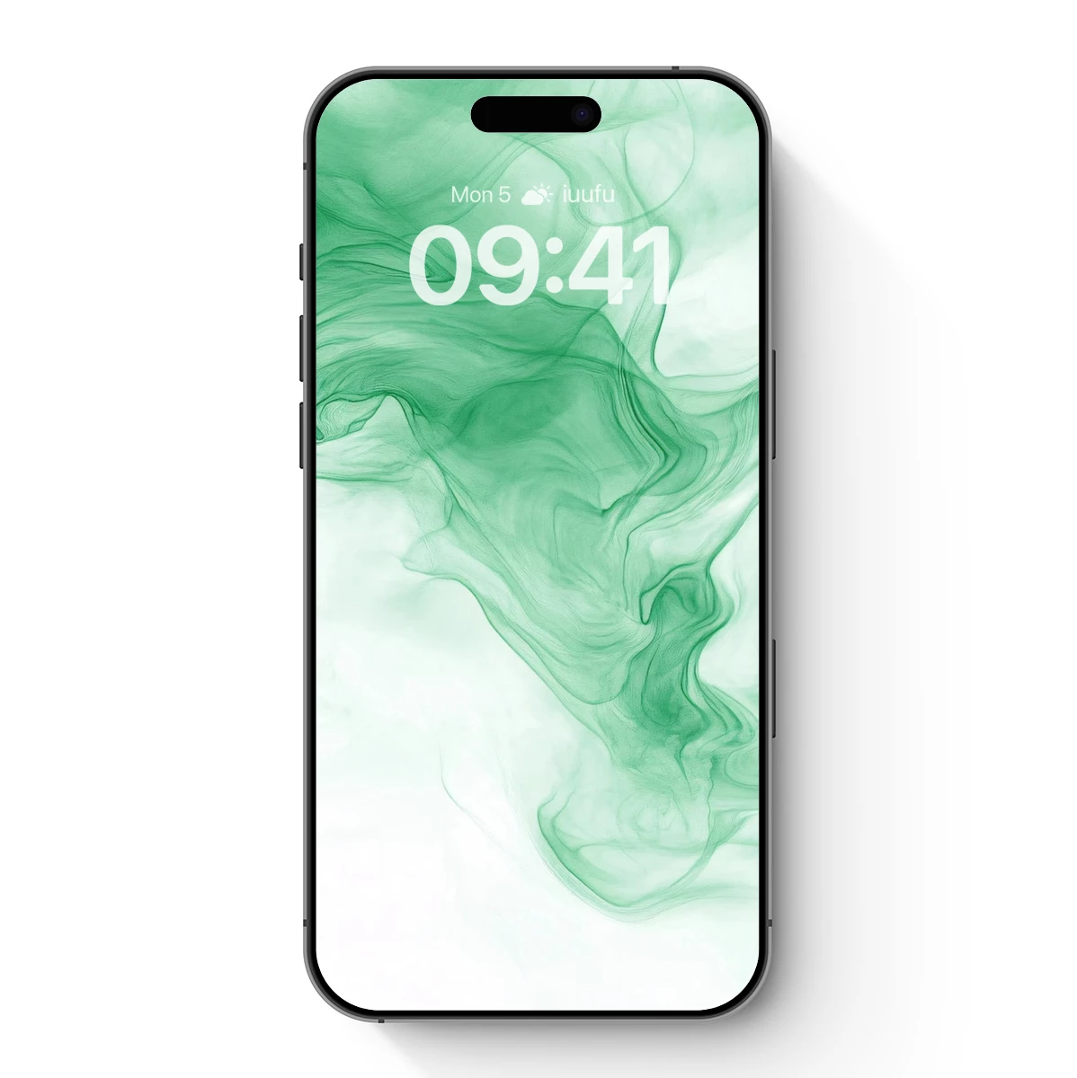 Ethereal Green Smoke Waves