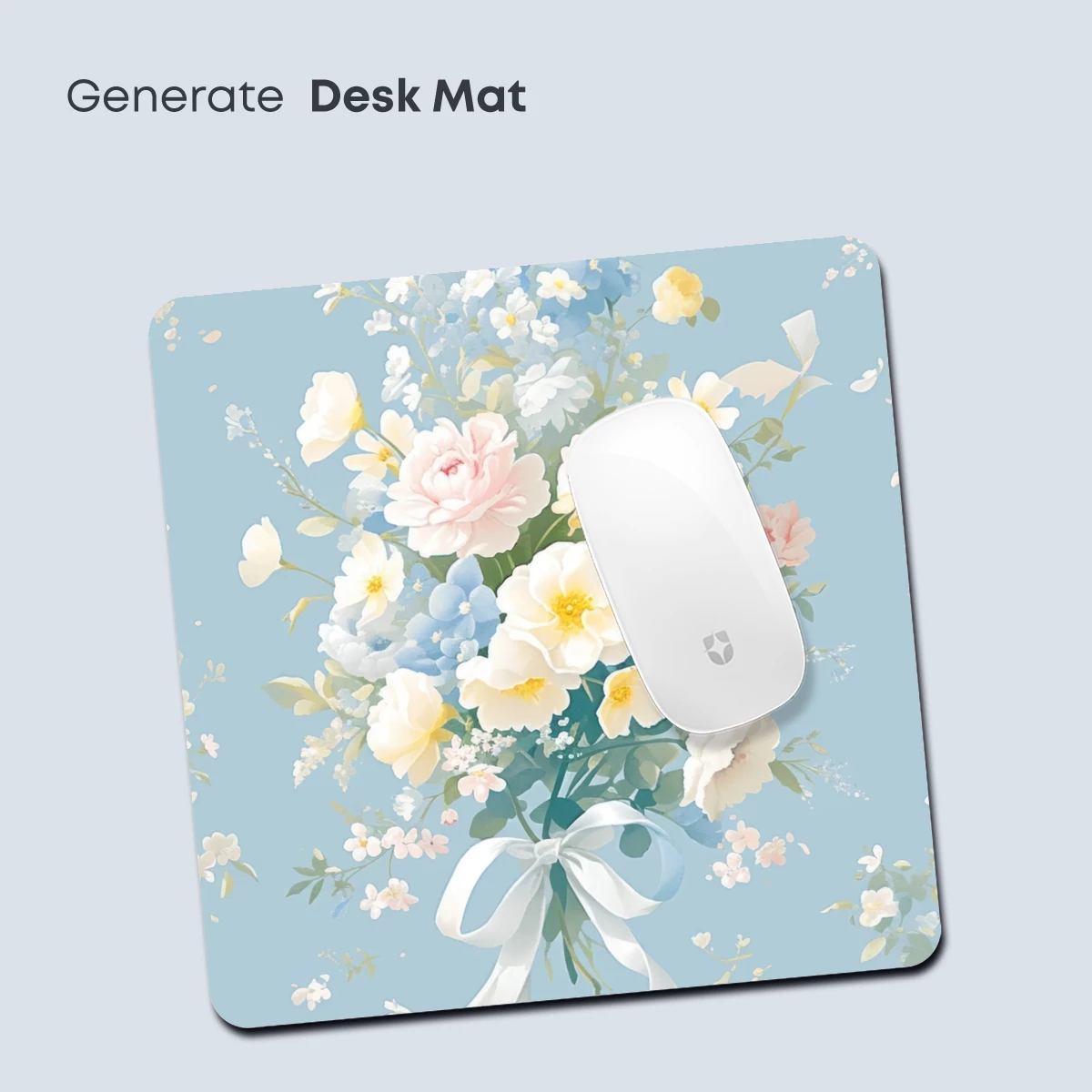 Ethereal Bouquet: Soft Pastel Floral Harmony - Image 4
