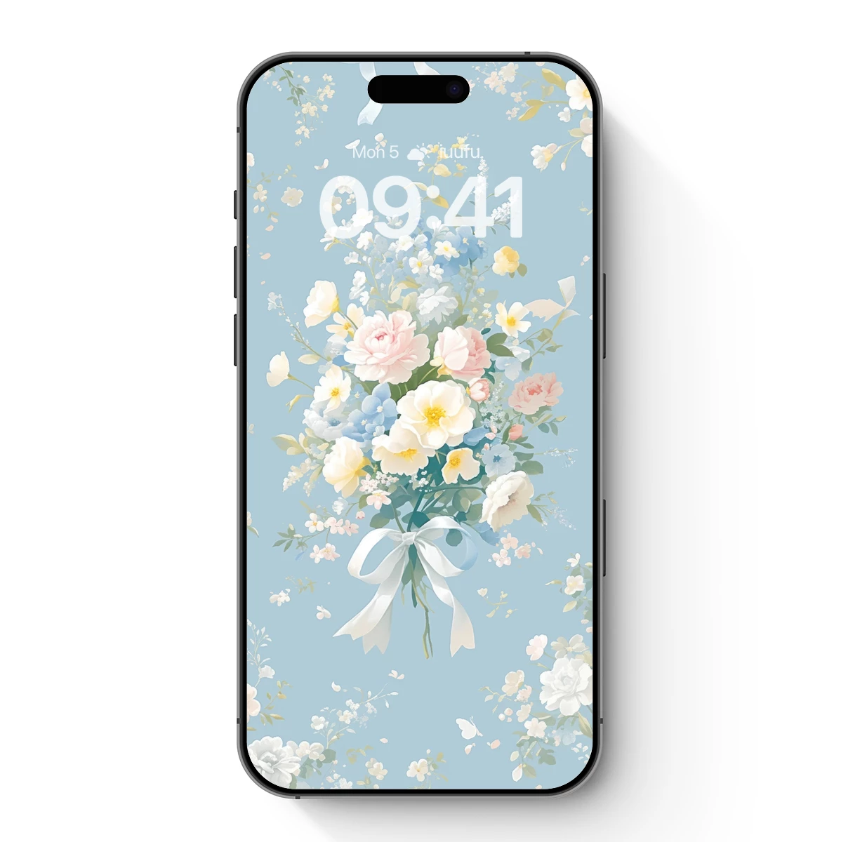 Ethereal Bouquet: Soft Pastel Floral Harmony