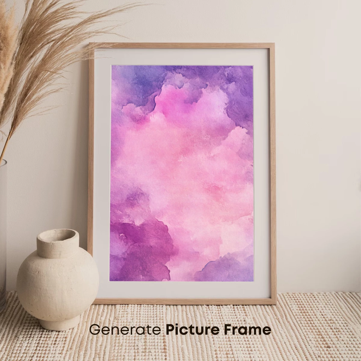 Ethereal Pink Clouds: Watercolor Dreamscape - Image 7