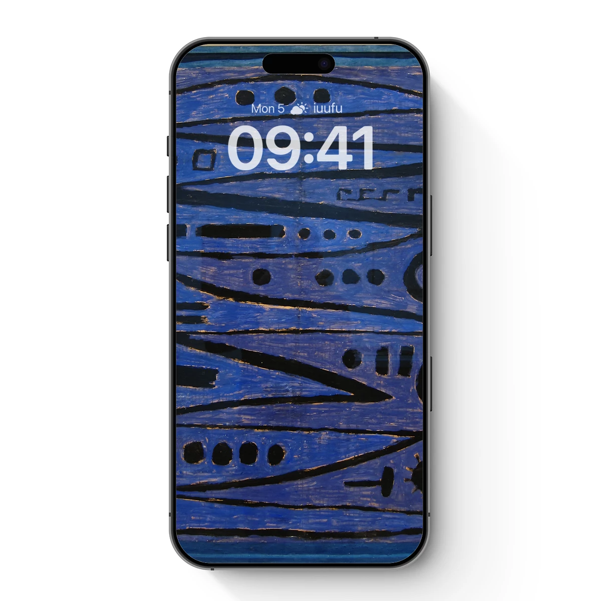 Blue Abstract Odyssey: Dynamic Waves and Celestial Forms