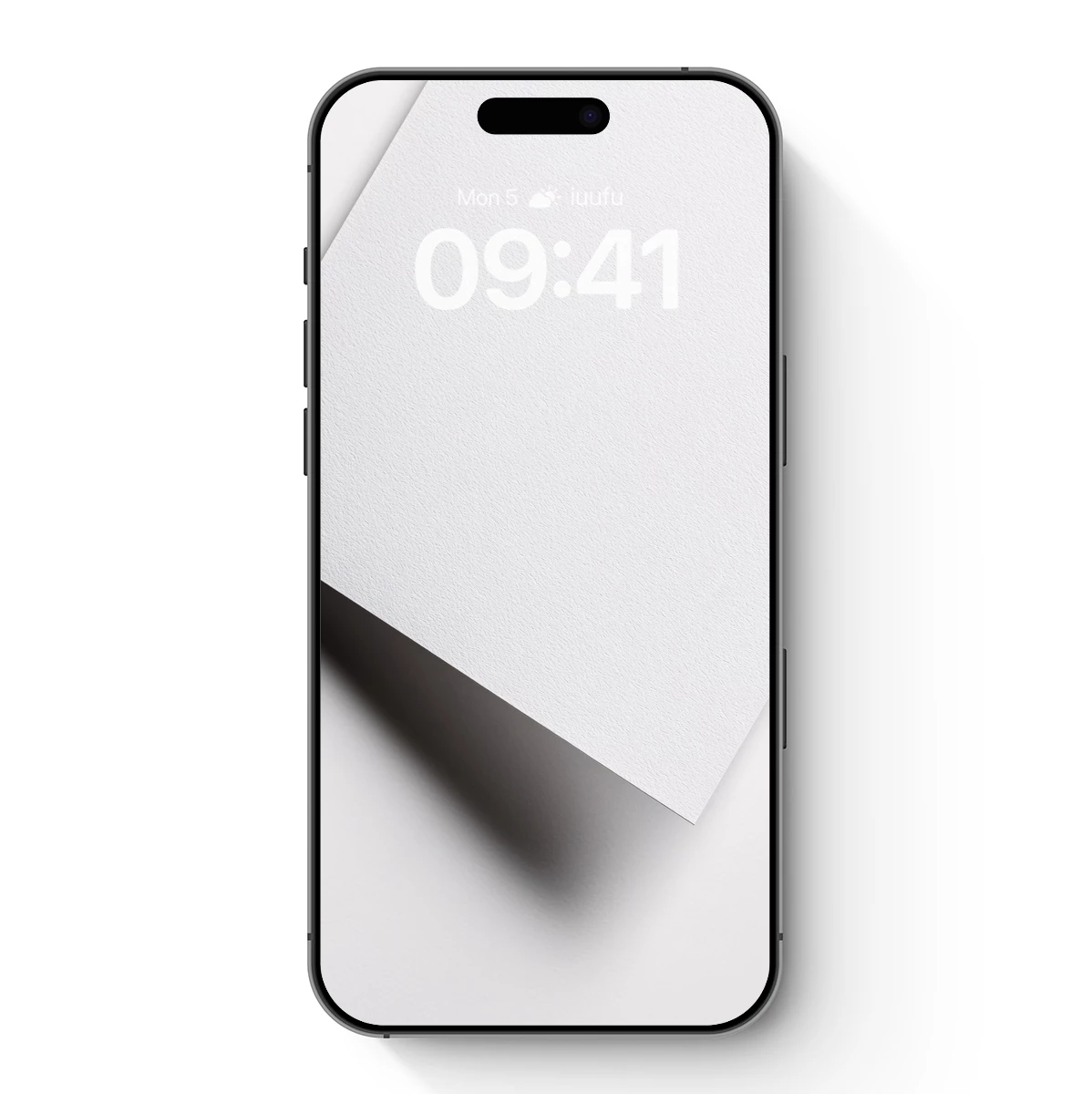 Elegant Shadow Play on White Canvas