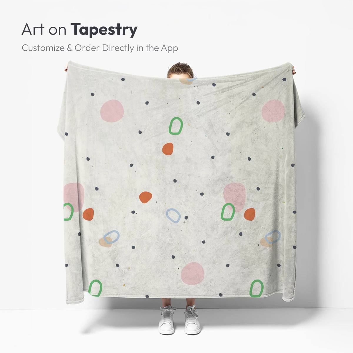 Dot Harmony: Abstract Speckles and Circles - Image 5