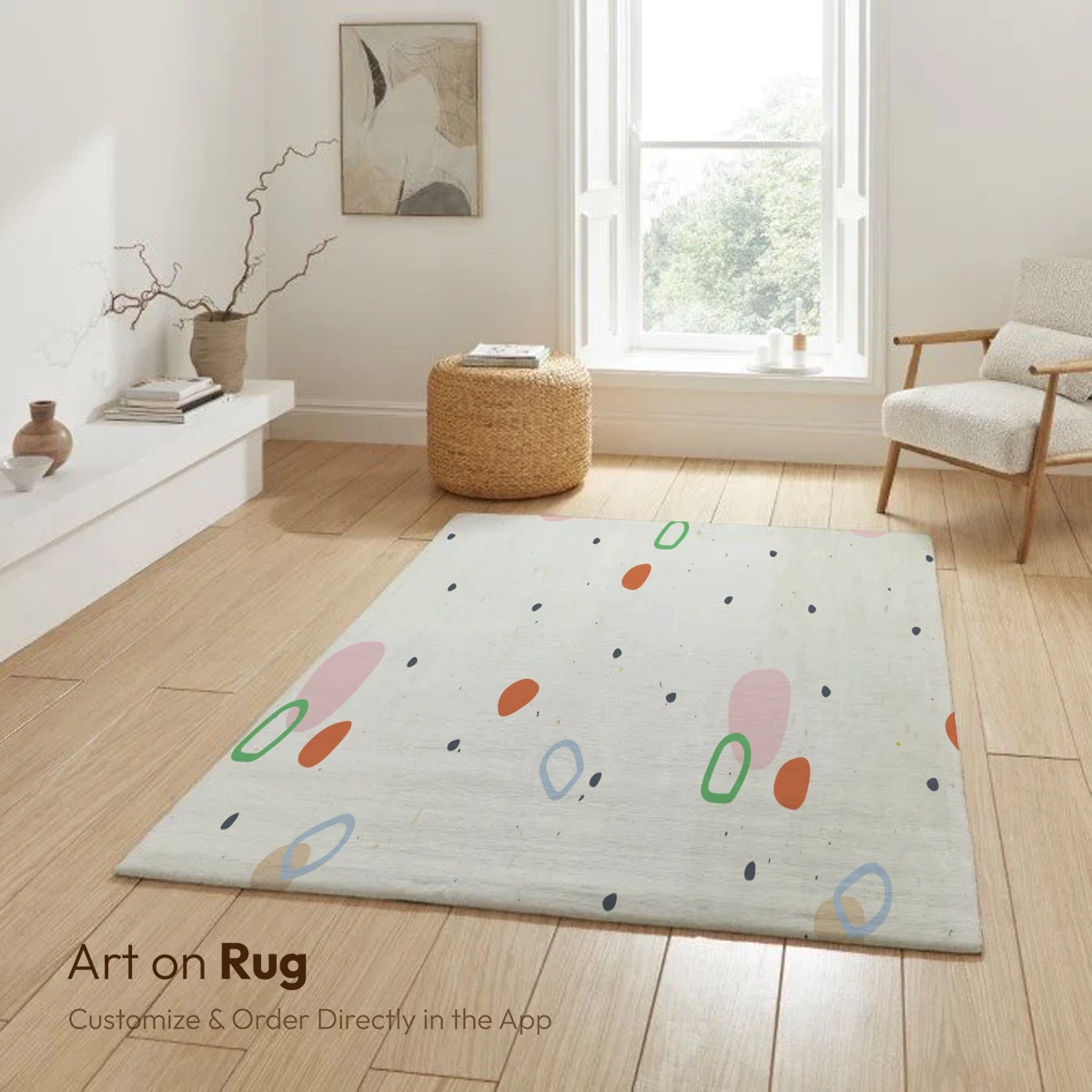 Dot Harmony: Abstract Speckles and Circles - Image 6