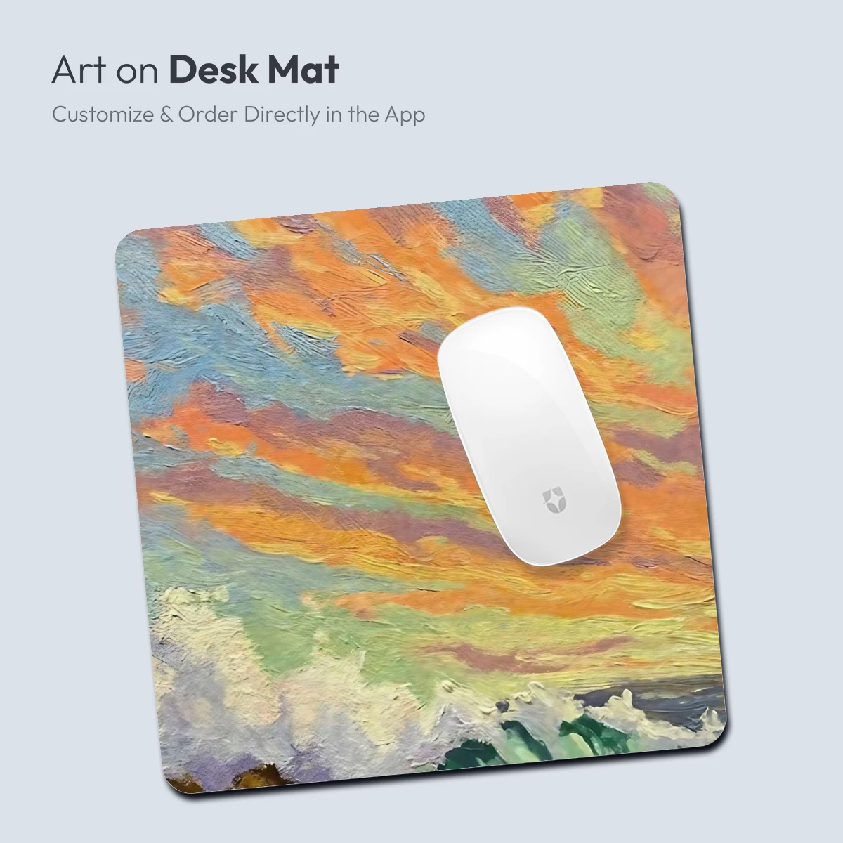 Crimson Tide: Ocean's Fury at Sunset - Image 4