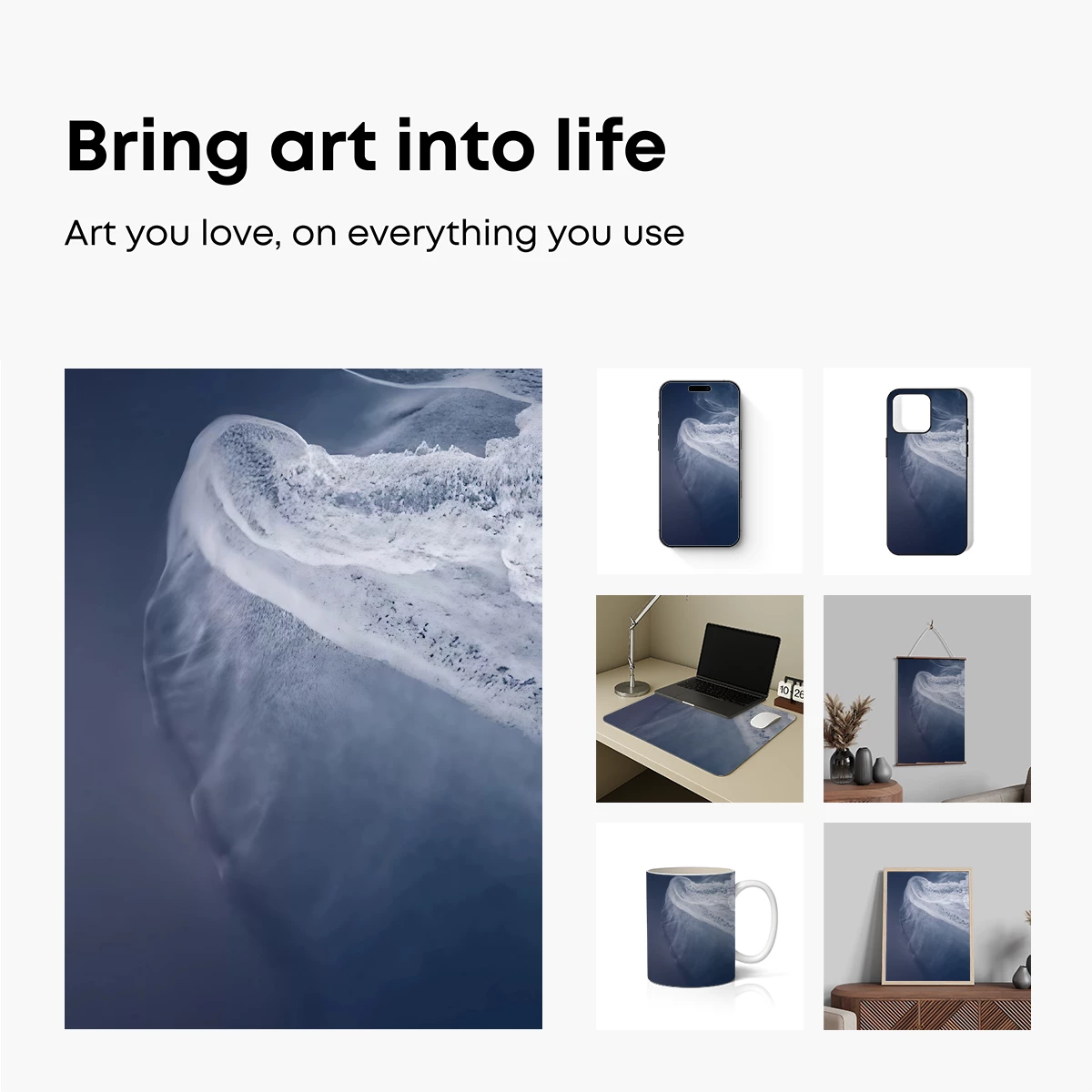 Ethereal Ice Waves: A Frozen Symphony - Image 2