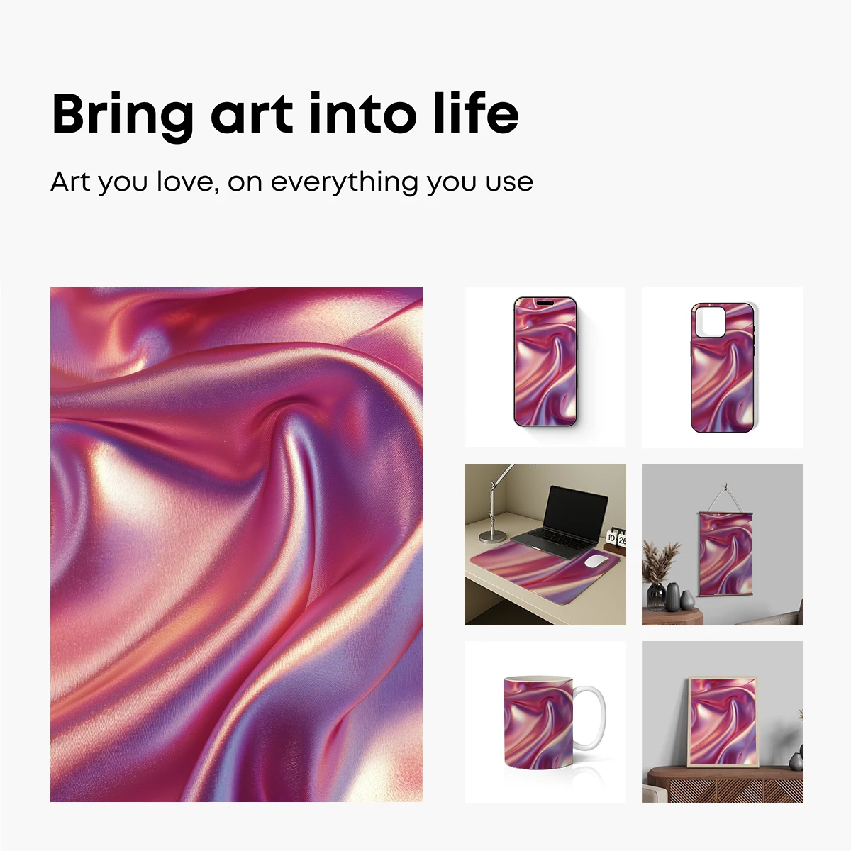 Iridescent Silk Symphony - Image 2