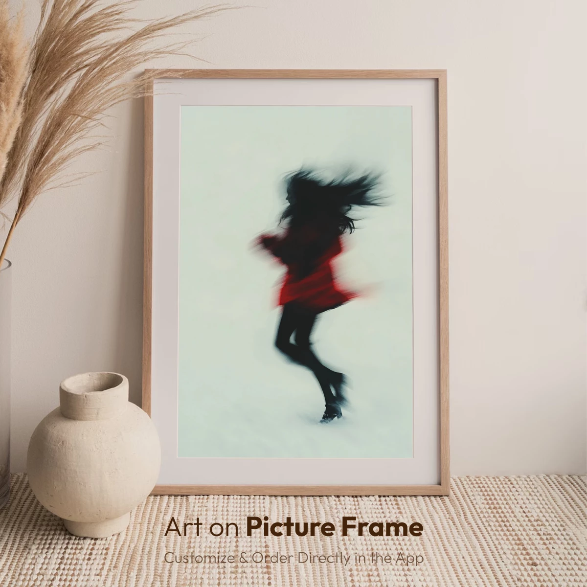 Blurred Dance in Scarlet Snow - Image 7