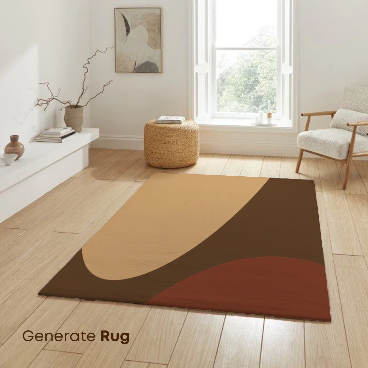 Abstract Earth Tones: Organic Shapes in Harmony - Image 6