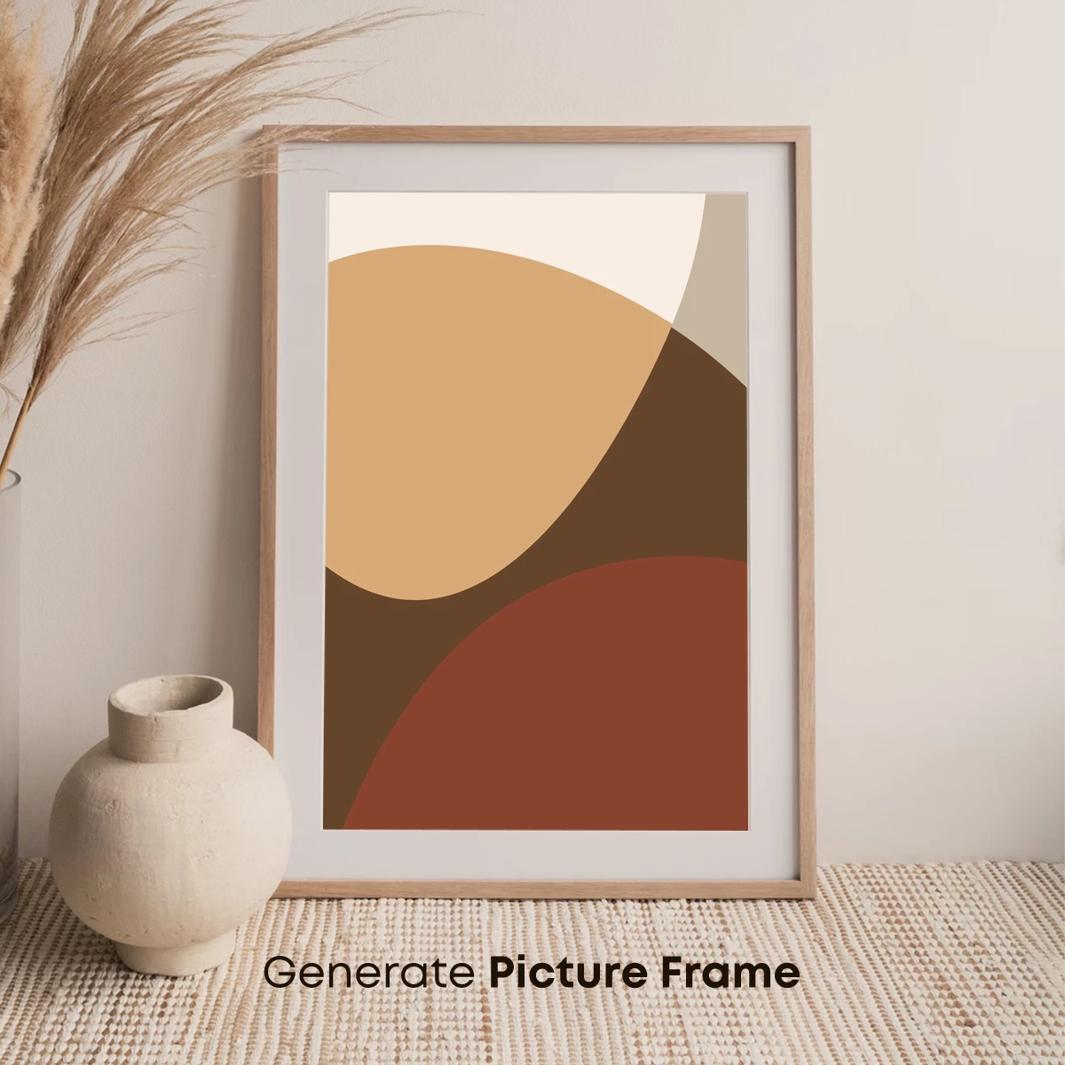 Abstract Earth Tones: Organic Shapes in Harmony - Image 7