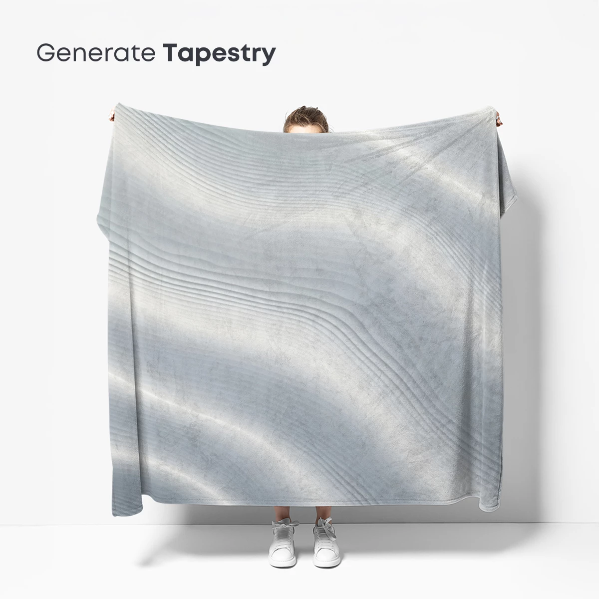 Elegant Silk Waves: A Textural Odyssey - Image 5