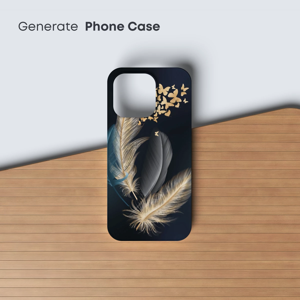 Golden Feathers and Butterflies: Ethereal Flight - Image 3