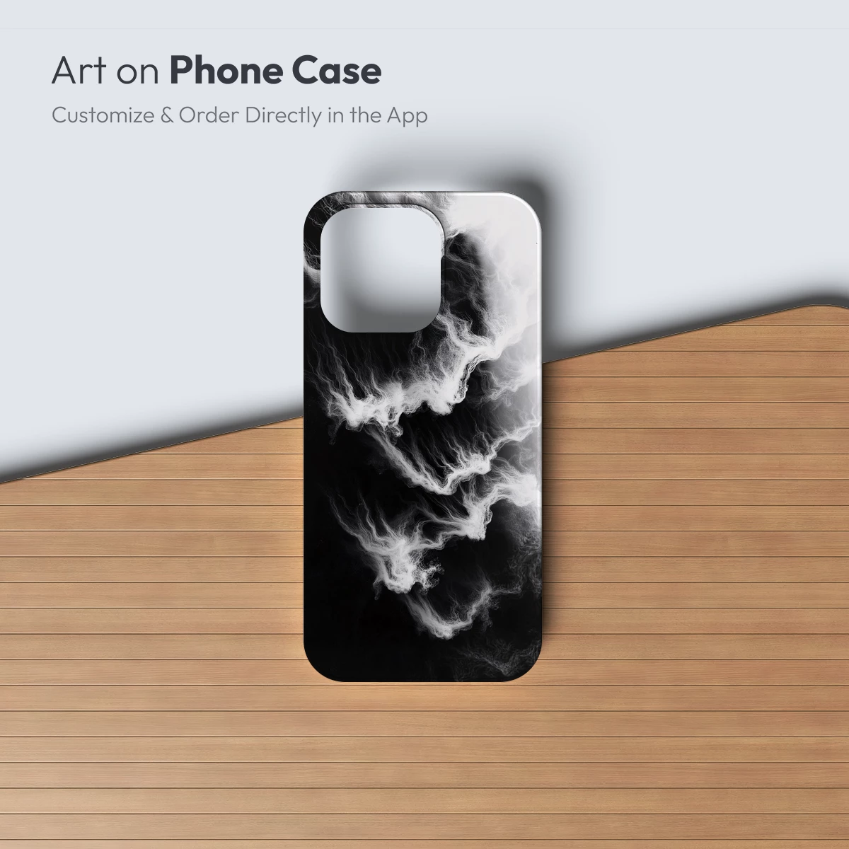 Ethereal Smoke Dance: Monochrome Whispers - Image 3