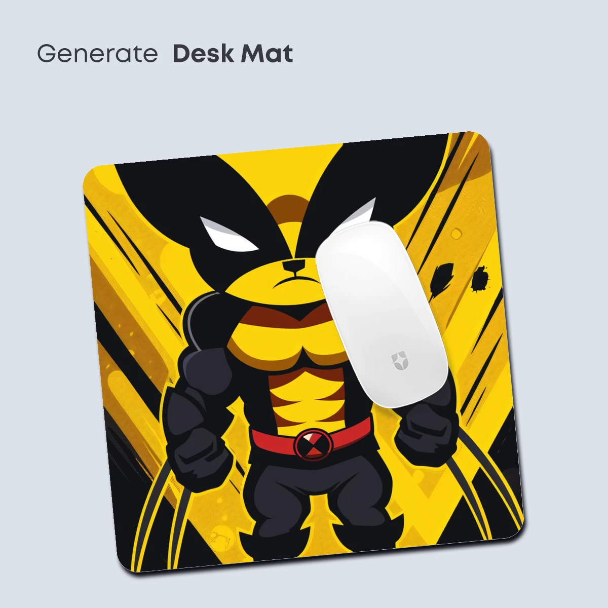 Bold Wolverine: Chibi Hero in Dynamic Yellow - Image 4