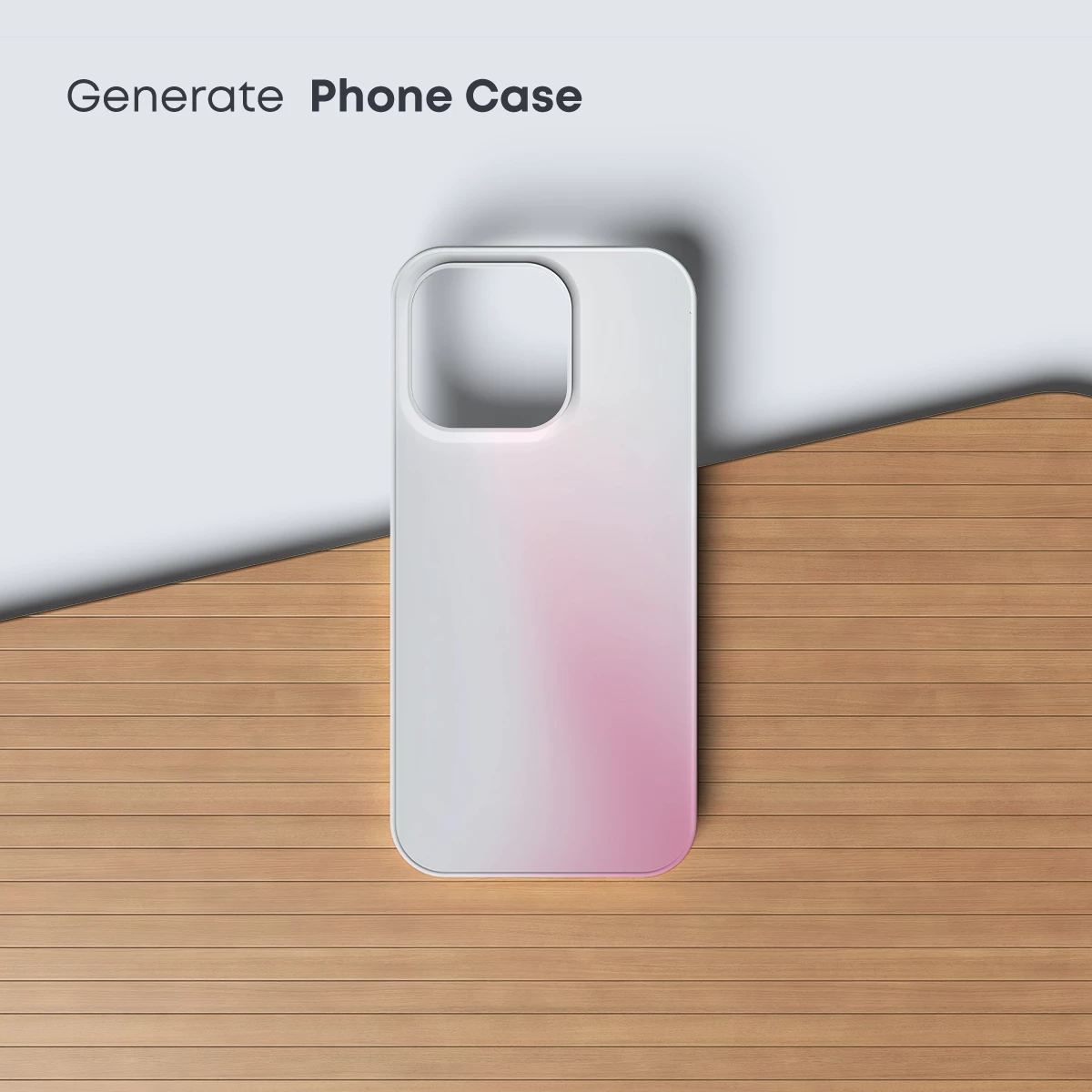 Gradient Dawn: Ethereal Pink and White Harmony - Image 3