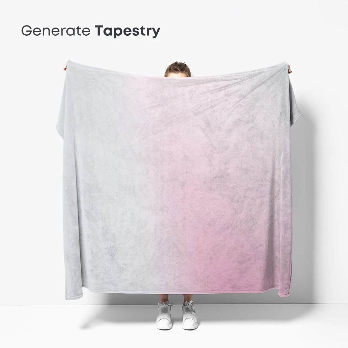 Gradient Dawn: Ethereal Pink and White Harmony - Image 5